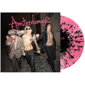 Amsterdamage: Hot Pink w/ Black Splatter