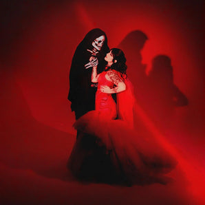 Kissing Death: Limited Red / Black Split Vinyl LP