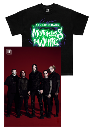 Issue #319 (Motionless In White): Magazine + Glow In The Dark T-Shirt