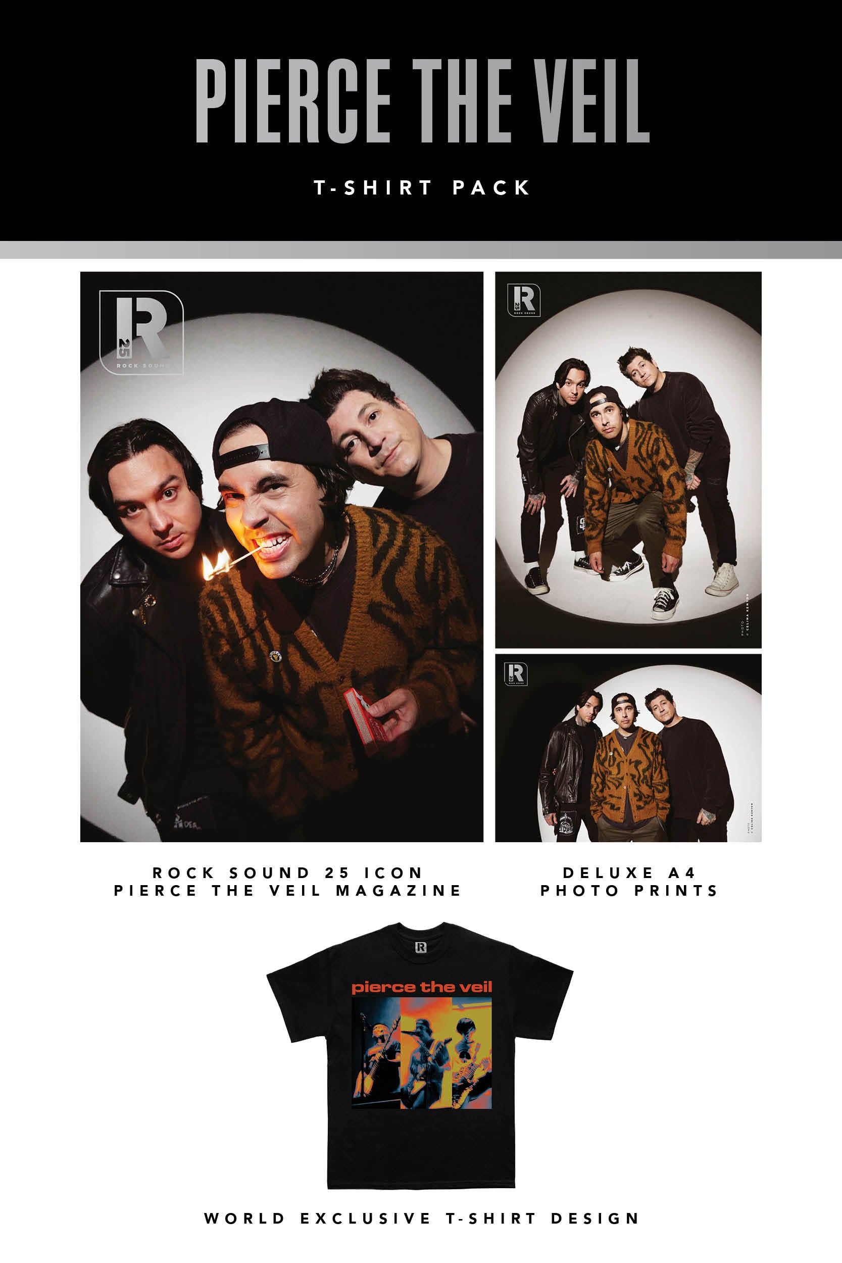 Rock Sound Issue 304 - Pierce The Veil T-Shirt Pack