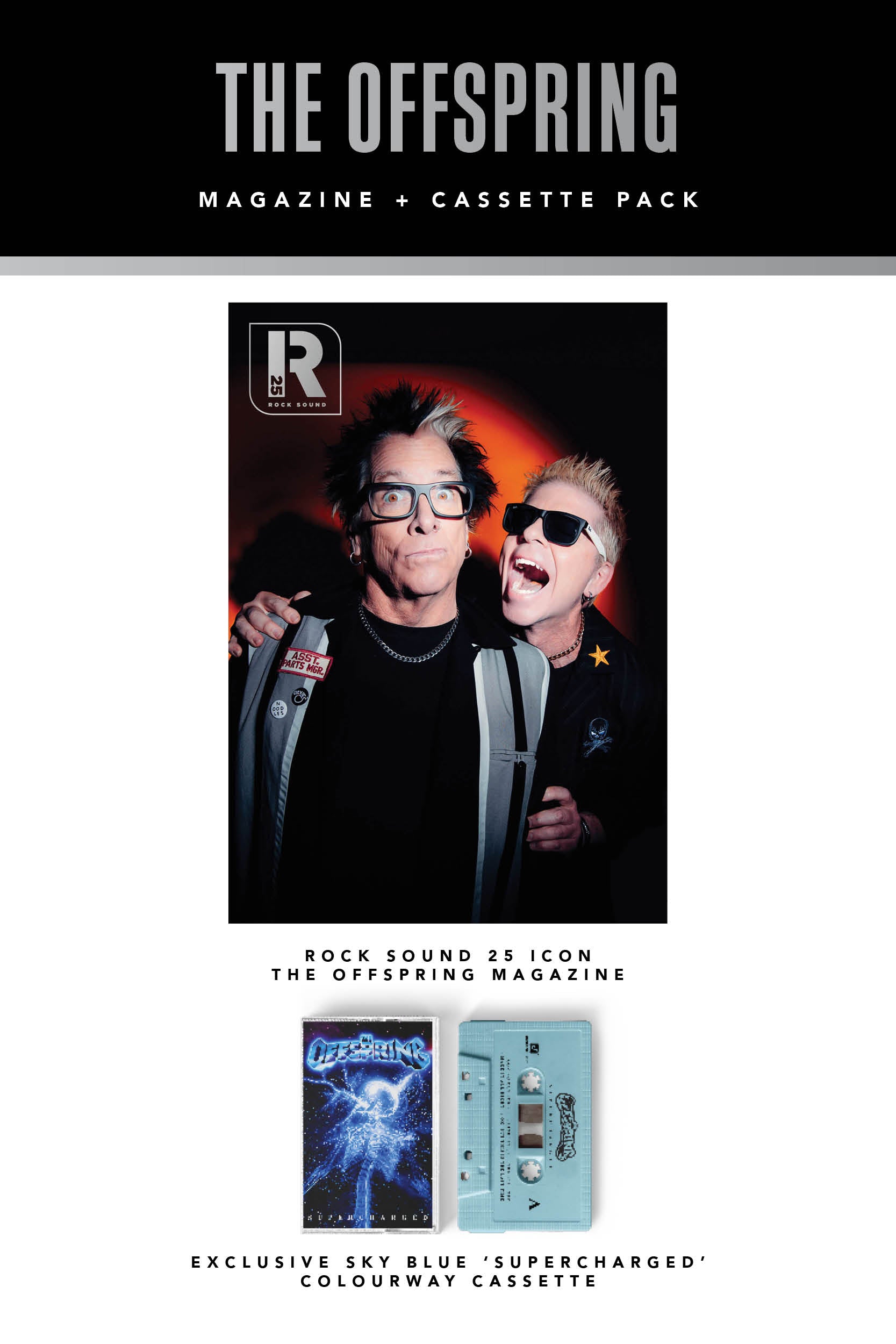 The Offspring Magazine & 'Supercharged' Cassette Pack