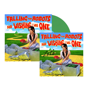 falling for robots and wishing i was one: Limited Green Vinyl LP + Signed Art Card