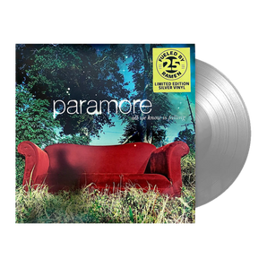 Tout ce que nous savons, c'est tomber : vinyle LP argent limité 