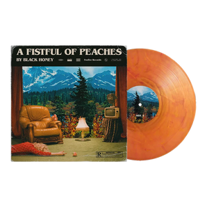 Une poignée de pêches : LP vinyle pêche en édition limitée 